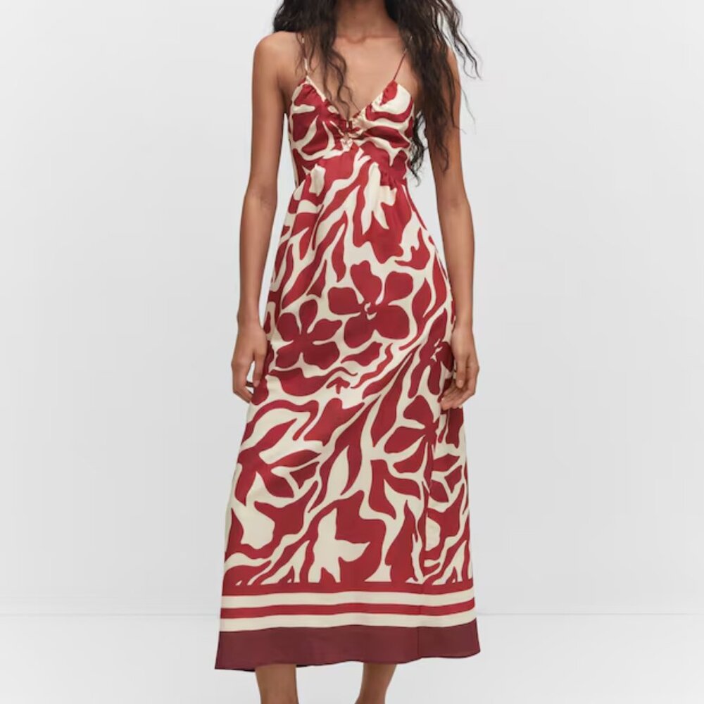 Mango Floral Printed Boho/Beachy Dress in Size Small (S) / 4